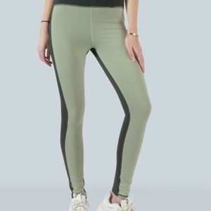 HIGH-WAISTED COLOR-BLOCK LEGGINGS